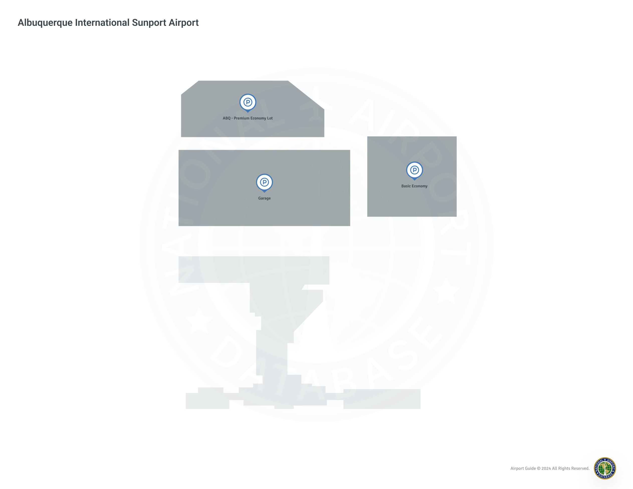 Albuquerque International Sunport (ABQ) Interactive Map