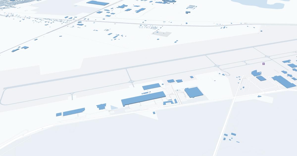 Rick Husband Amarillo International Airport (AMA) Map