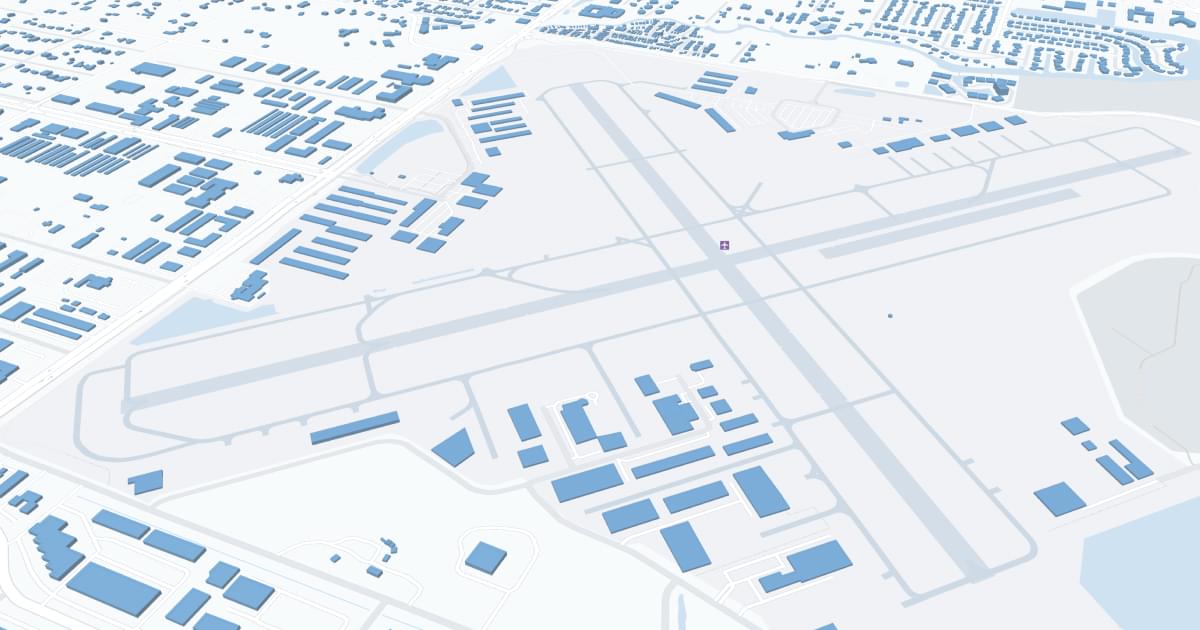 Naples FL Airport (APF) Map