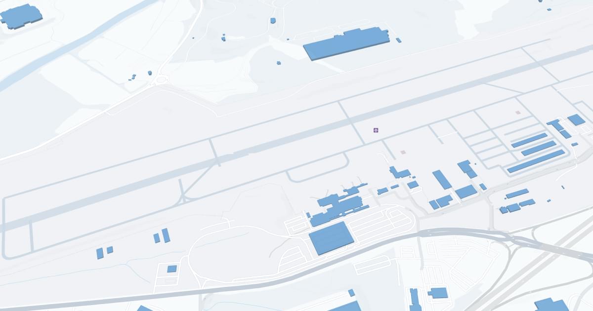 Asheville Regional Airport (AVL) Map