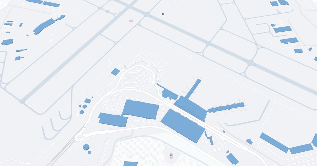 Bradley International Airport (BDL) Map