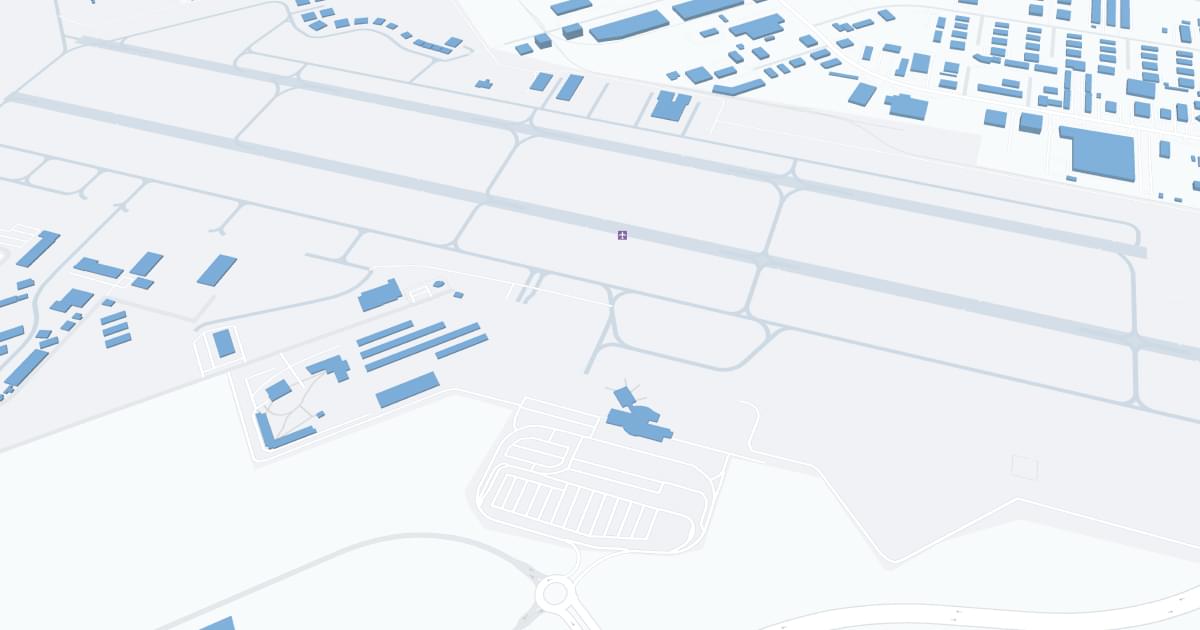 Meadows Field Airport (BFL) Map