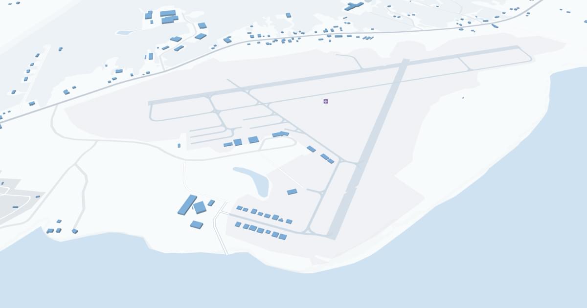 Hancock County-Bar Harbor Airport (BHB) Map