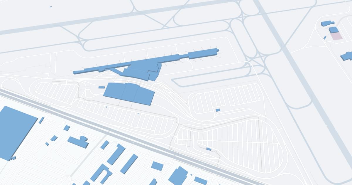 Buffalo Niagara International Airport (BUF) Map