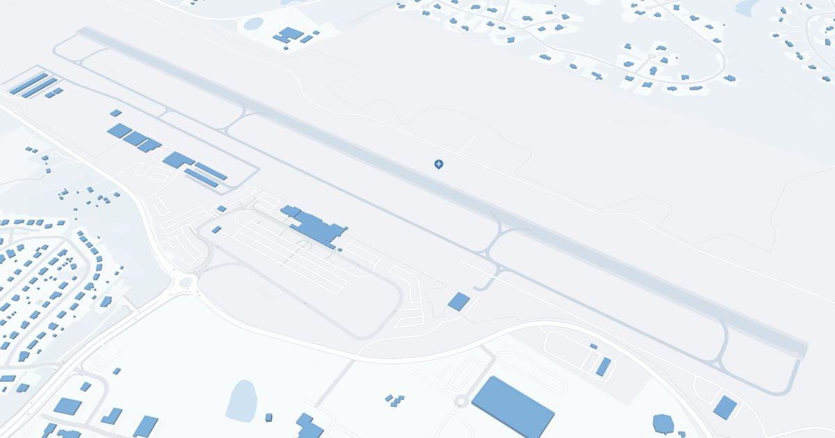 Charlottesville-Albemarle Airport (CHO) Map