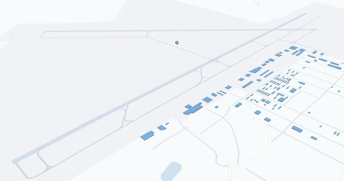 Casper-Natrona County International Airport (CPR) Map