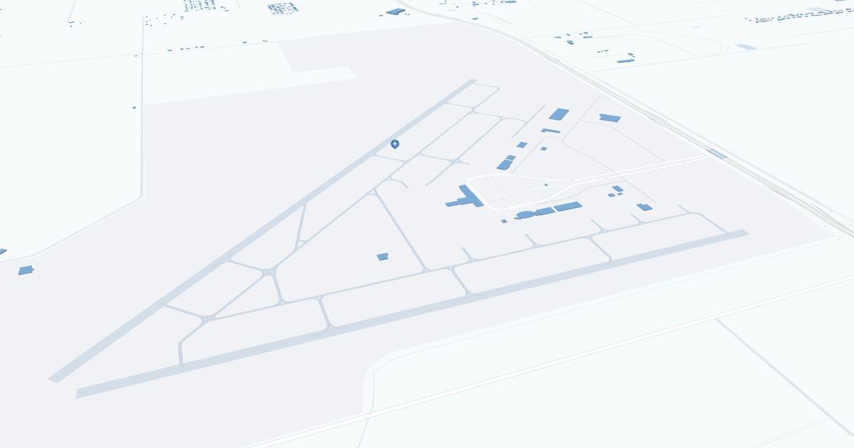 Corpus Christi International Airport (CRP) Map