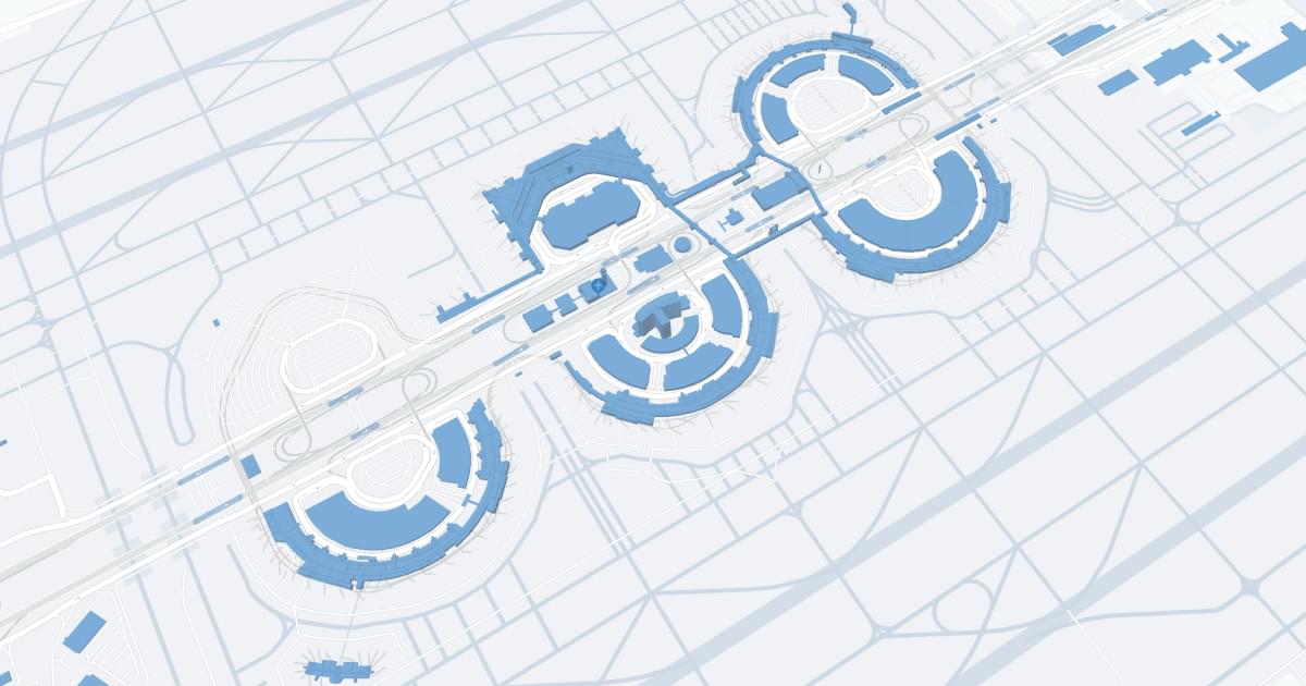 Dallas Fort Worth International Airport (DFW) Map