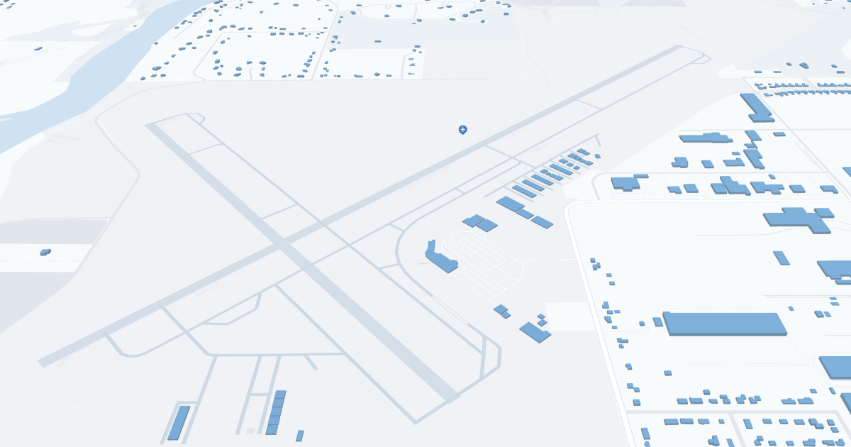 Chippewa Valley Regional Airport (EAU) Map