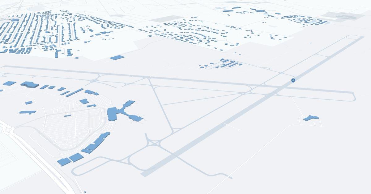 Green Bay-Austin Straubel International Airport (GRB) Map