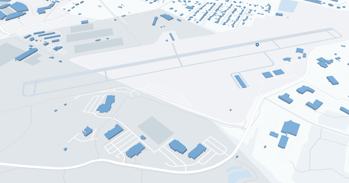 Memorial Field Airport (HOT) Map