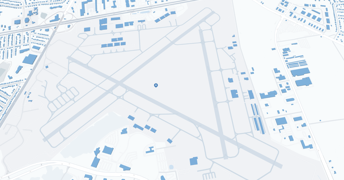 Wilmington Airport Delaware (ILG) Map