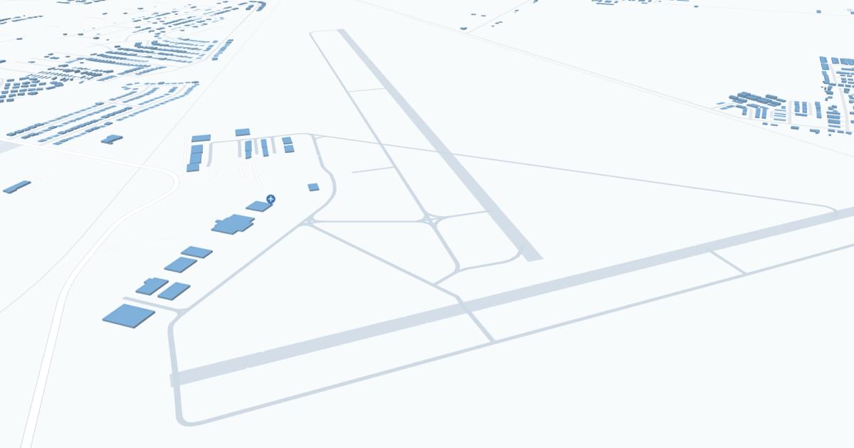 Jonesboro Municipal Airport (JBR) Map