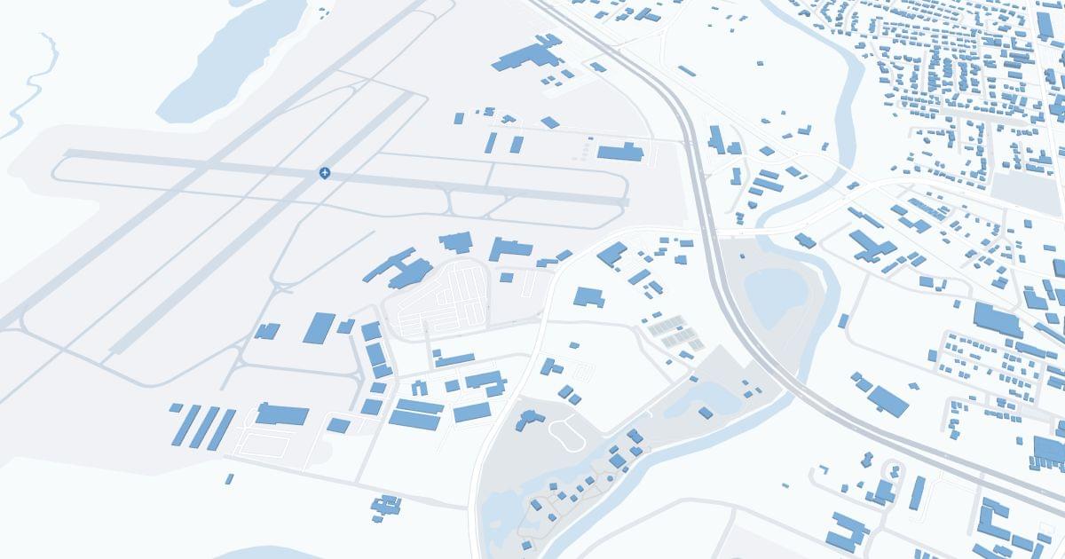 Lafayette Regional Airport (LFT) Map