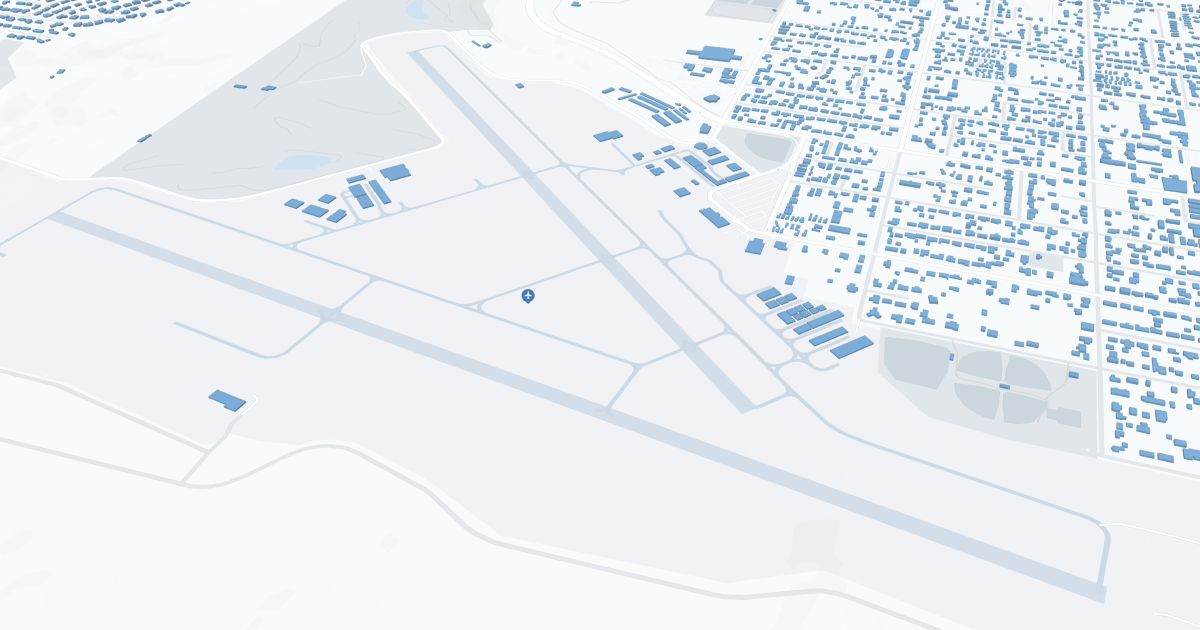 Lewiston-Nez Perce County Airport (LWS) Map