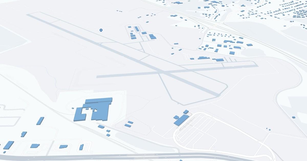 Lynchburg Regional Airport-Preston Glenn Field (LYH) Map