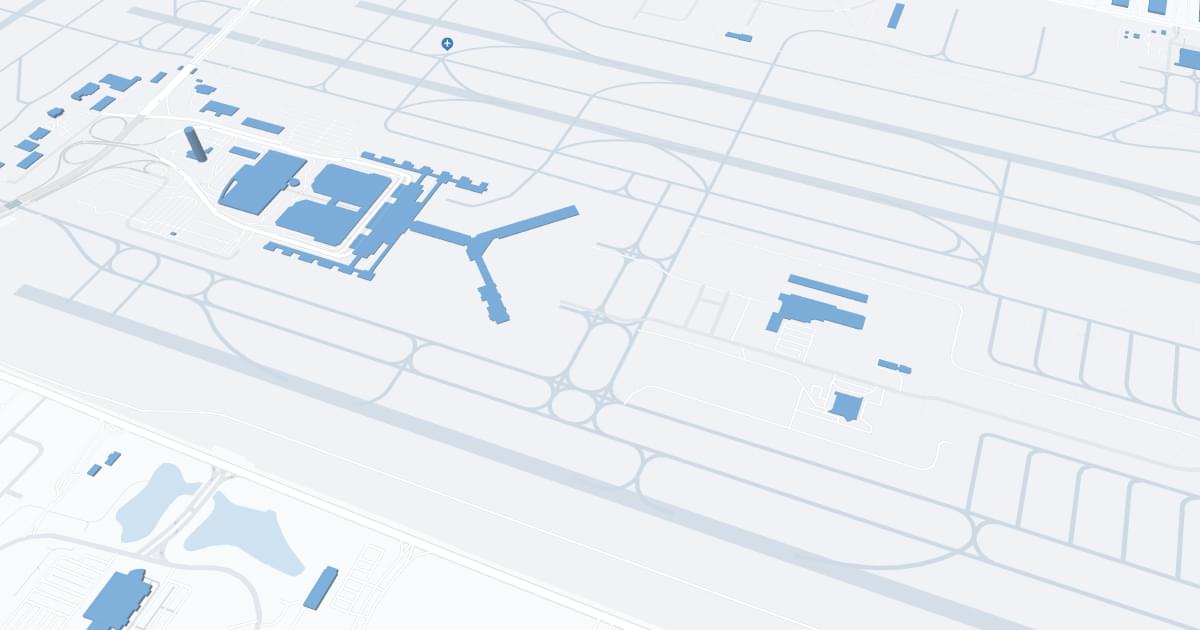 Memphis International Airport (MEM) Map