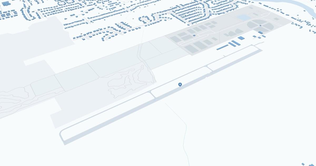 Monroe Regional Airport Louisiana (MLU) Map