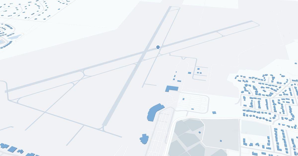 Minot International Airport (MOT) Map