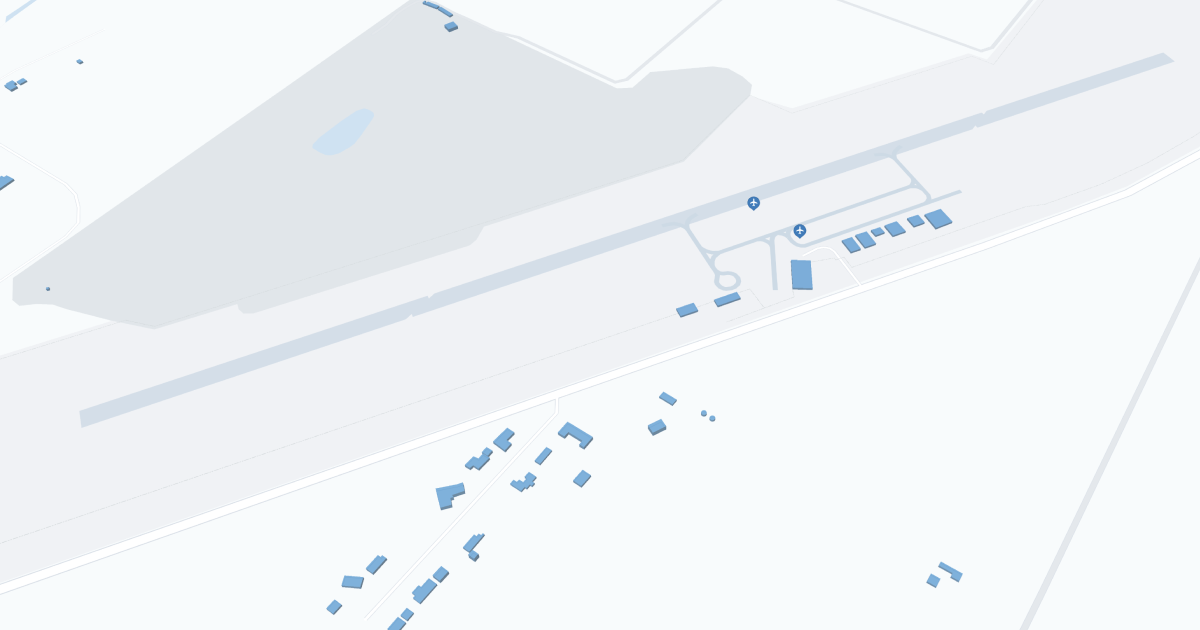 L M Clayton Airport (OLF) Map