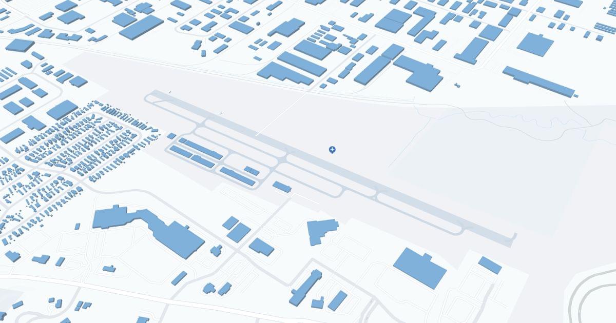 General Wayne A Downing Peoria International Airport (PIA) Map