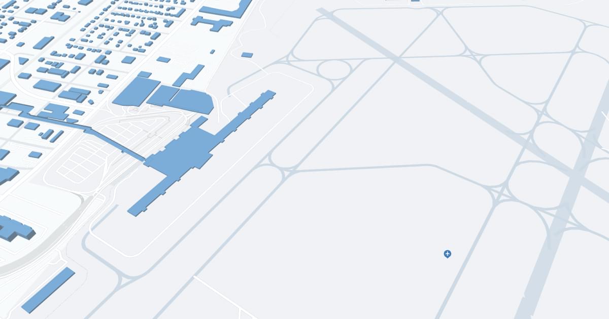 Rhode Island T F Green International Airport (PVD) Map