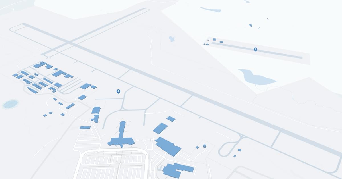 Rapid City Regional Airport (RAP) Map