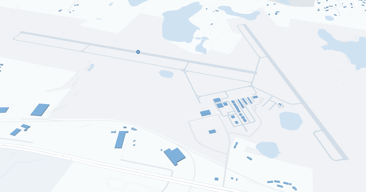 Rhinelander-Oneida County Airport (RHI) Map