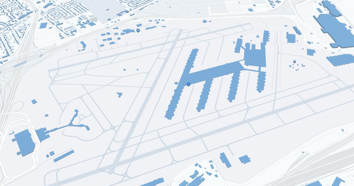 Louisville Muhammad Ali International Airport (SDF) Map