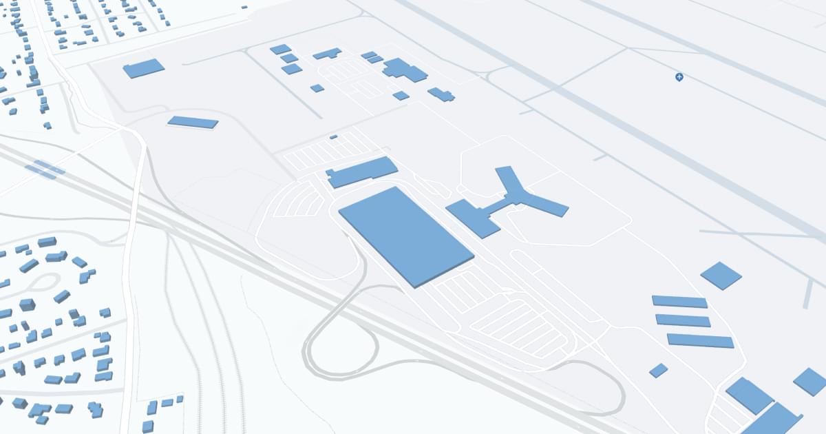 McGhee Tyson Airport (TYS) Map