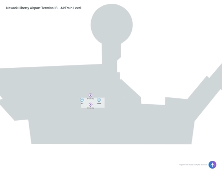 EWR Airport Terminal B Map