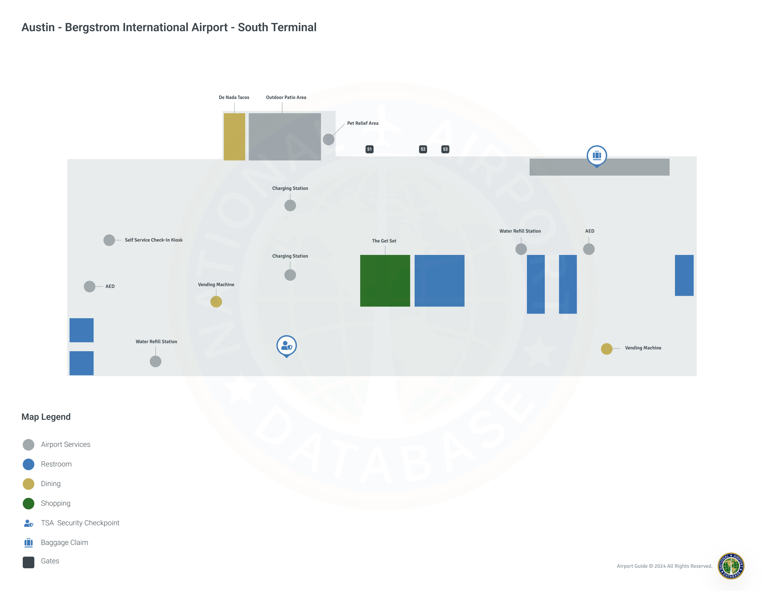 Austin-Bergstrom Airport (AUS) | South Terminal