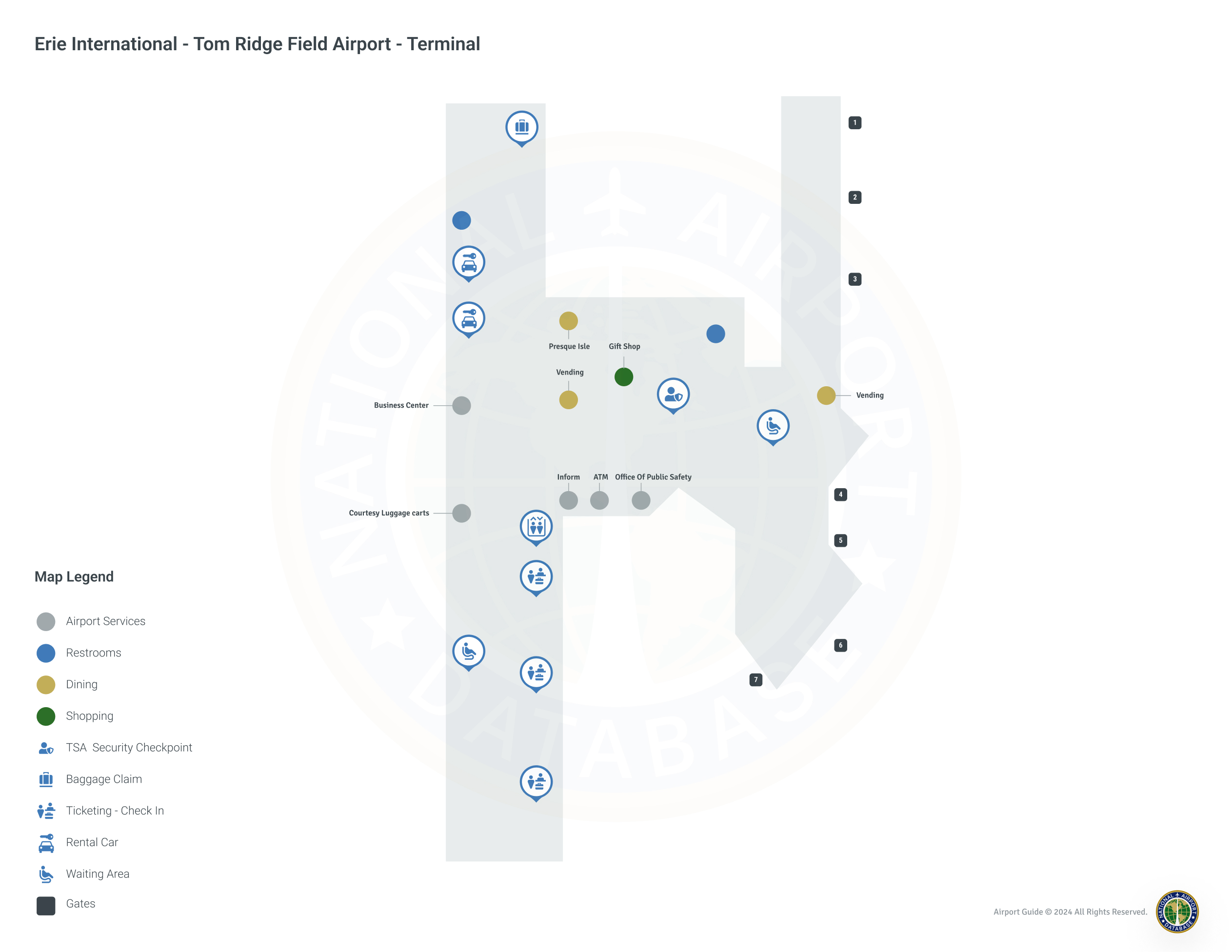 Erie Airport (ERI) | Terminal